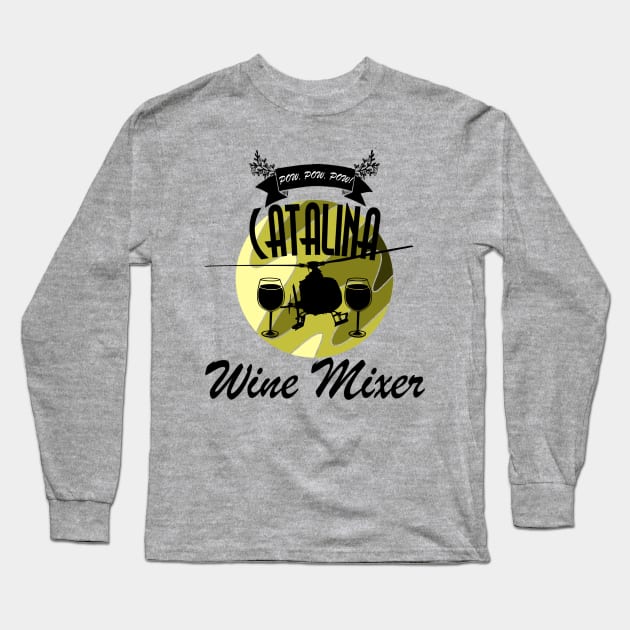 Catalina Winer Mixer Long Sleeve T-Shirt by Danispolez_illustrations